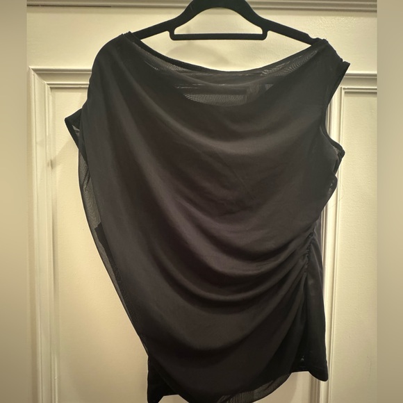 Abercrombie & Fitch Mesh Draped of the shoulder top - Picture 5 of 5